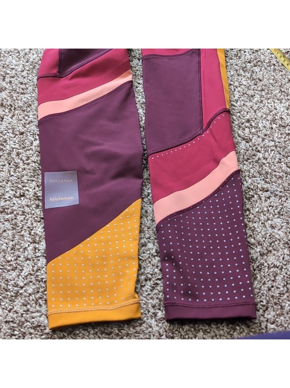 Lululemon Break New Ground Tights Lululemon X Roksanda Size 4 - Picture 10 of 11